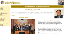 Desktop Screenshot of kansas-kofc.org